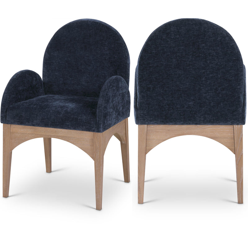 Diamond Modern Furniture Meridian Dining Seating Chairs 377Navy-AC IMAGE 1