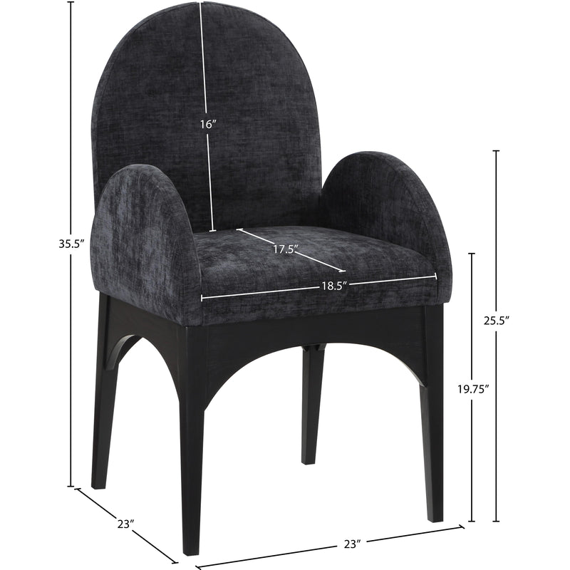 Diamond Modern Furniture Meridian Dining Seating Chairs 378Black-AC IMAGE 10