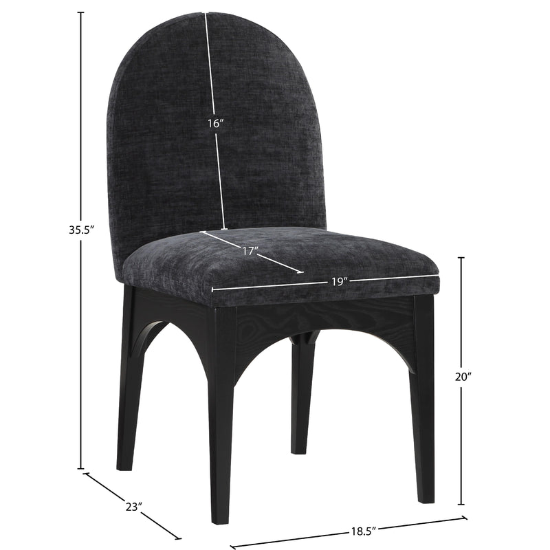 Diamond Modern Furniture Meridian Dining Seating Chairs 378Black-SC IMAGE 10