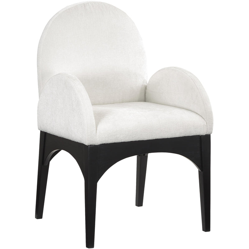 Diamond Modern Furniture Meridian Dining Seating Chairs 378Cream-AC IMAGE 3