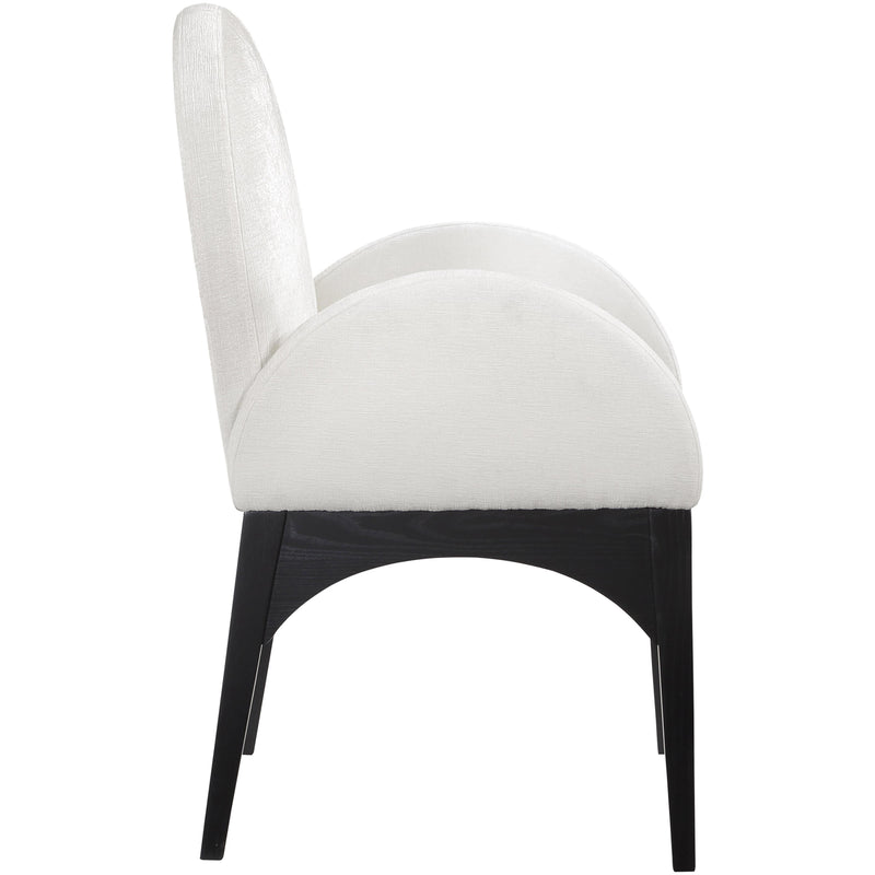 Diamond Modern Furniture Meridian Dining Seating Chairs 378Cream-AC IMAGE 5