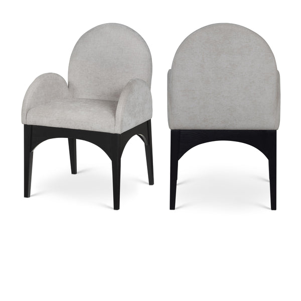 Diamond Modern Furniture Meridian Dining Seating Chairs 378Grey-AC IMAGE 1