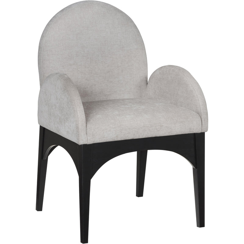 Diamond Modern Furniture Meridian Dining Seating Chairs 378Grey-AC IMAGE 3