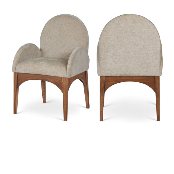 Diamond Modern Furniture Meridian Dining Seating Chairs 379Beige-AC IMAGE 1