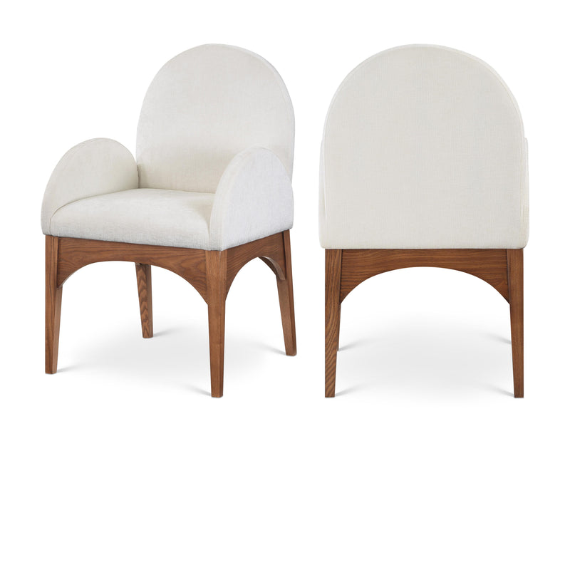 Diamond Modern Furniture Meridian Dining Seating Chairs 379Cream-AC IMAGE 1