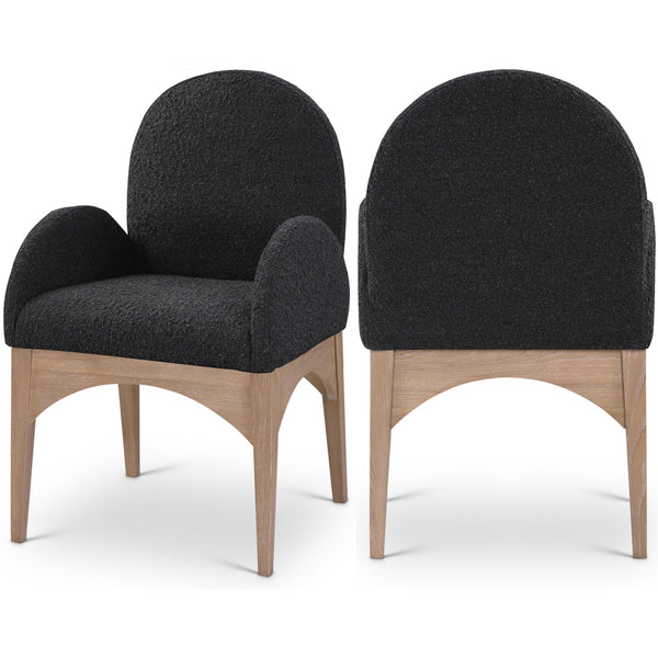 Diamond Modern Furniture Meridian Dining Seating Chairs 380Black-AC IMAGE 1