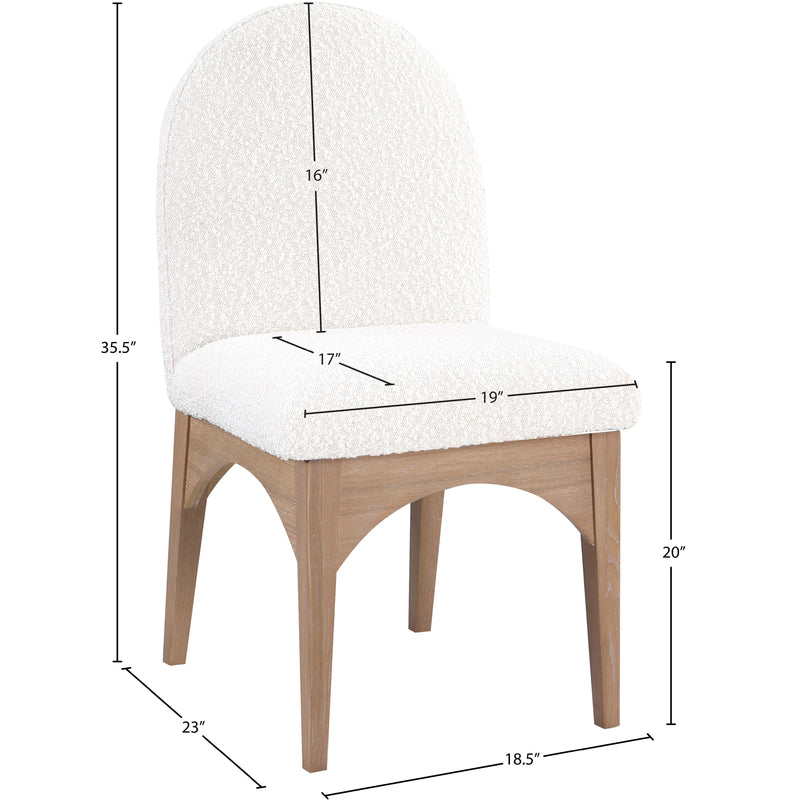 Diamond Modern Furniture Meridian Dining Seating Chairs 380Cream-SC IMAGE 10