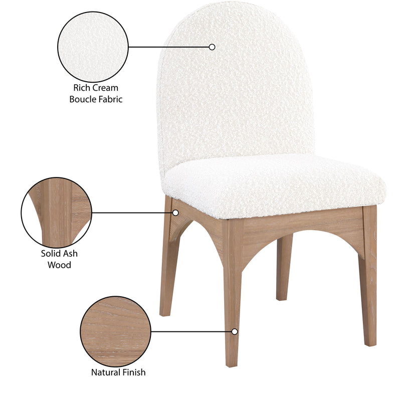 Diamond Modern Furniture Meridian Dining Seating Chairs 380Cream-SC IMAGE 9