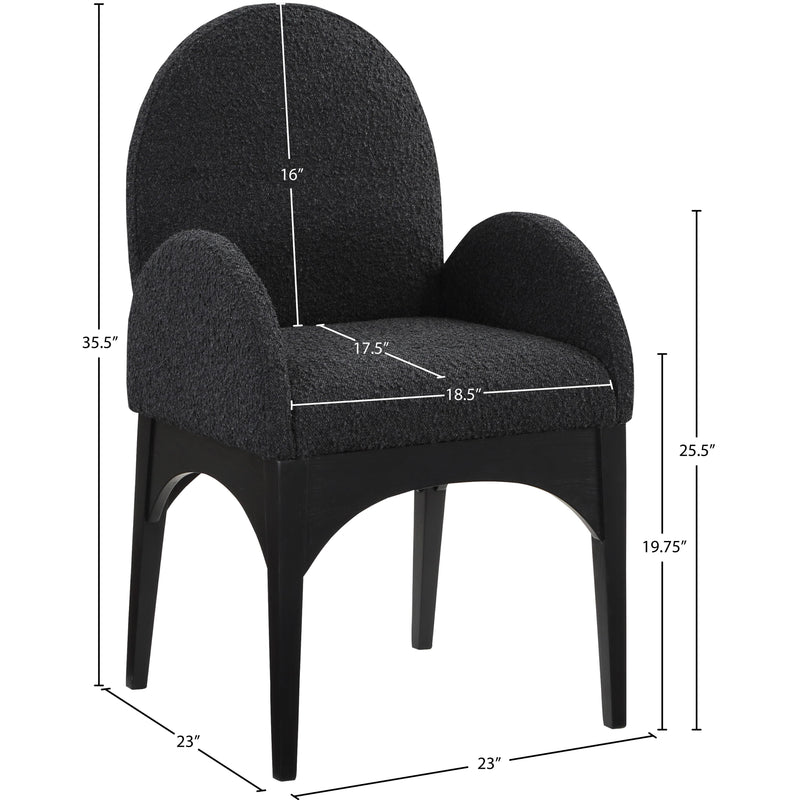 Diamond Modern Furniture Meridian Dining Seating Chairs 381Black-AC IMAGE 10