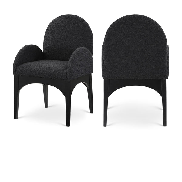 Diamond Modern Furniture Meridian Dining Seating Chairs 381Black-AC IMAGE 1