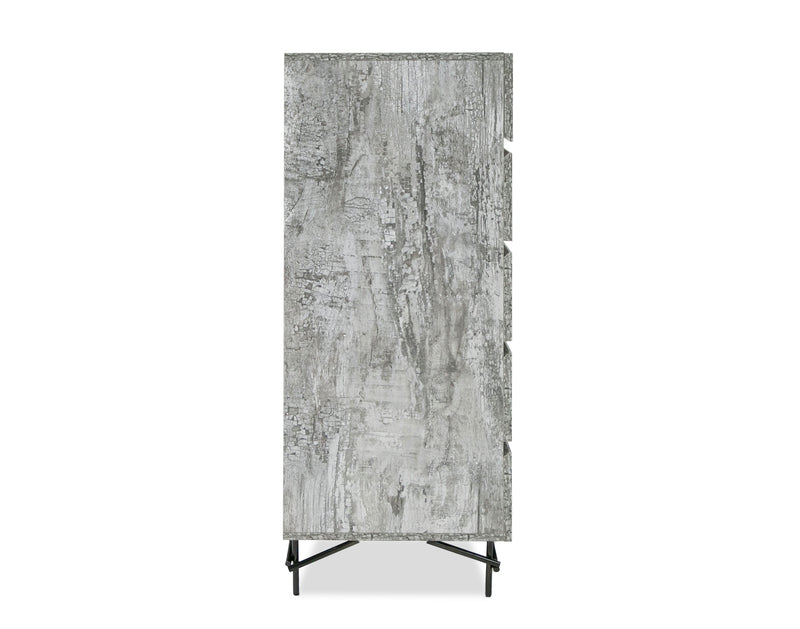 Nova Domus Aria - Italian Modern Multi Grey with texture Chest