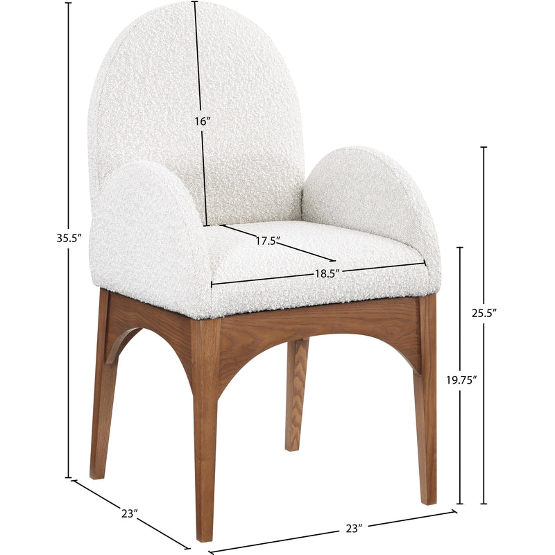 Diamond Modern Furniture Meridian Dining Seating Chairs 382Cream-AC IMAGE 10