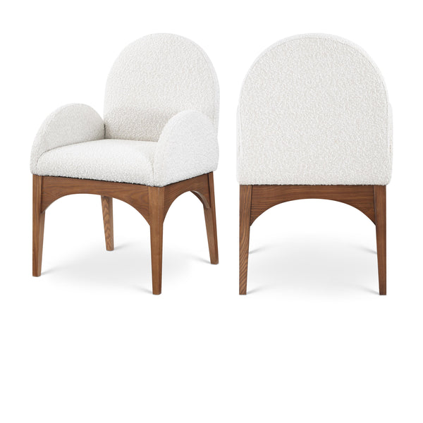 Diamond Modern Furniture Meridian Dining Seating Chairs 382Cream-AC IMAGE 1