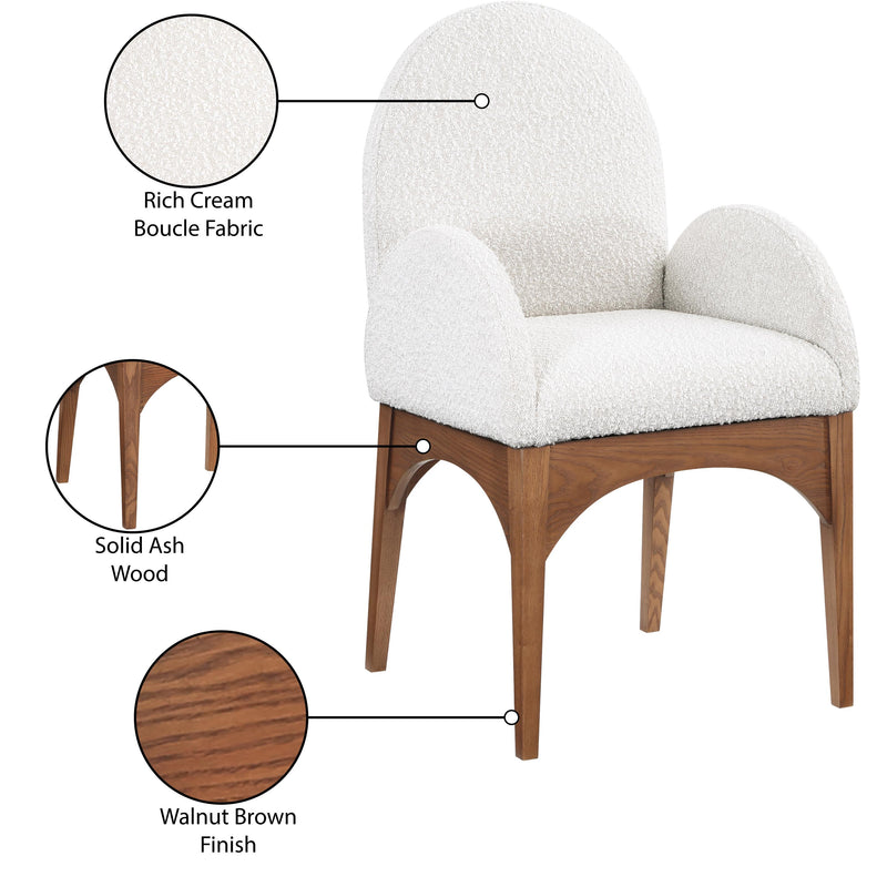 Diamond Modern Furniture Meridian Dining Seating Chairs 382Cream-AC IMAGE 9