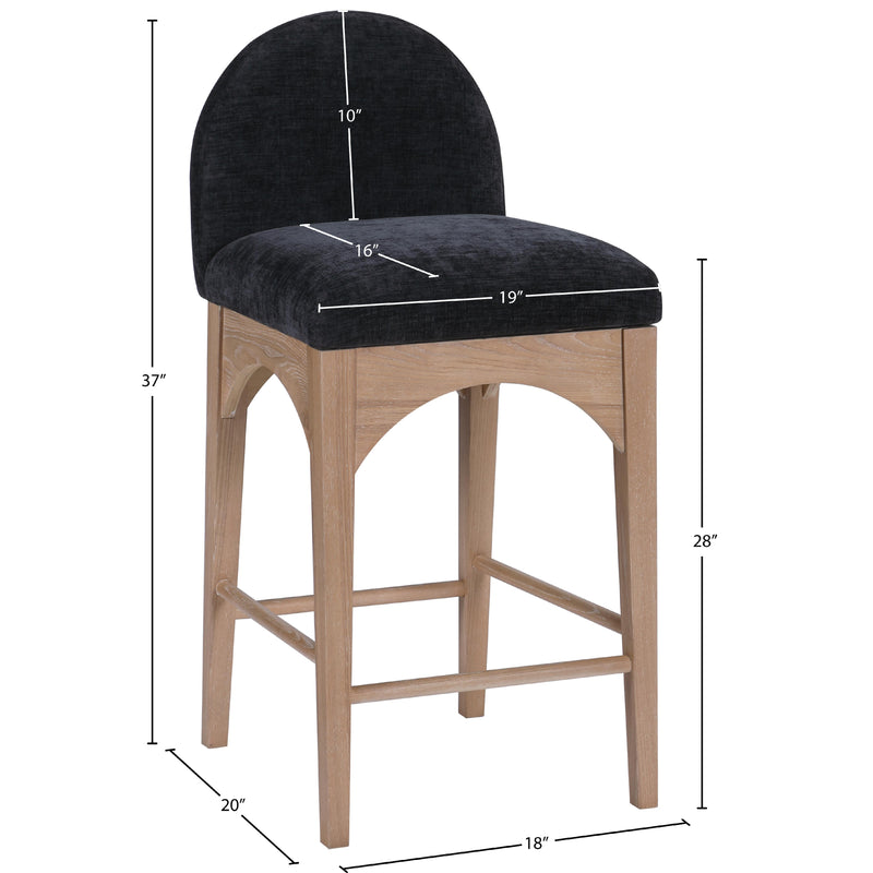 Diamond Modern Furniture Meridian Dining Seating Stools 390Black-C IMAGE 10