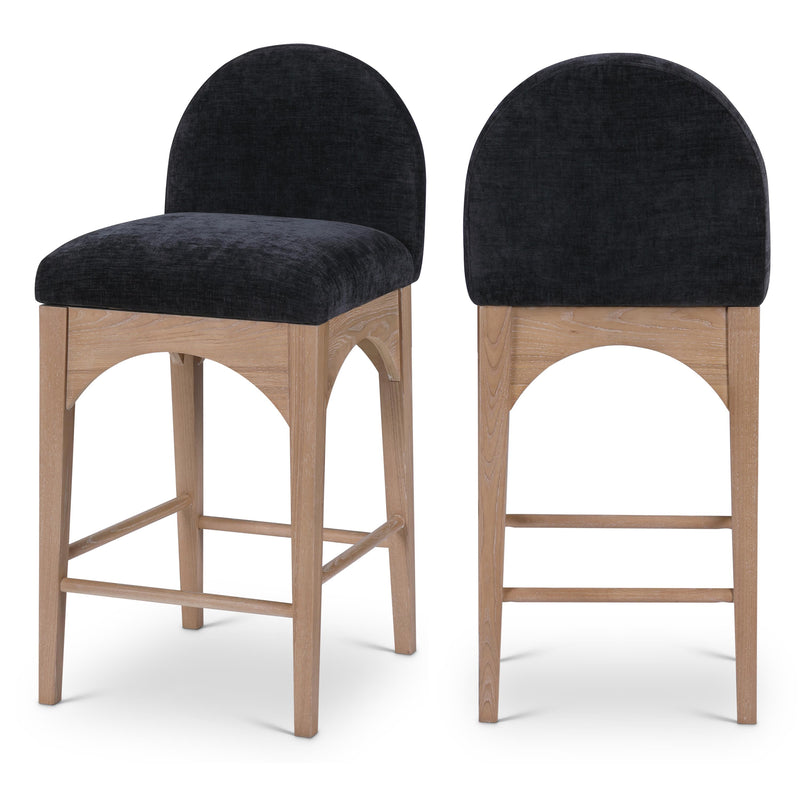 Diamond Modern Furniture Meridian Dining Seating Stools 390Black-C IMAGE 1