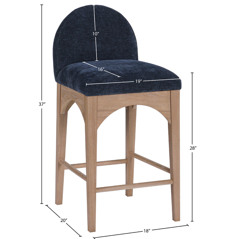 Diamond Modern Furniture Meridian Dining Seating Stools 390Navy-C IMAGE 10