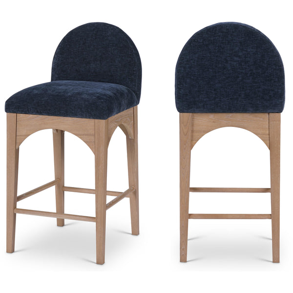 Diamond Modern Furniture Meridian Dining Seating Stools 390Navy-C IMAGE 1