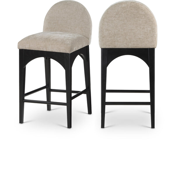 Diamond Modern Furniture Meridian Dining Seating Stools 392Beige-C IMAGE 1