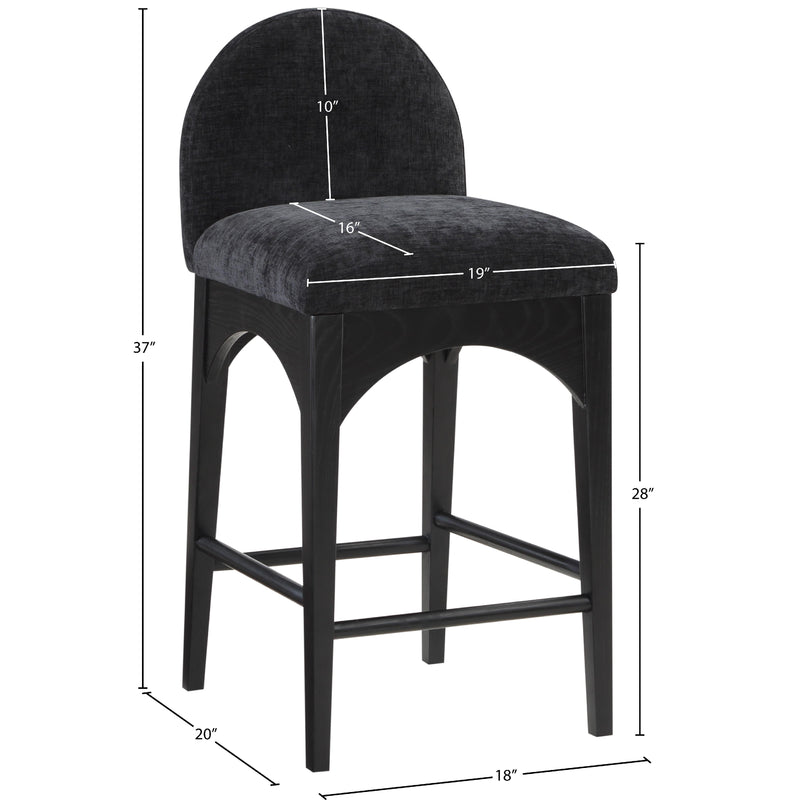 Diamond Modern Furniture Meridian Dining Seating Stools 392Black-C IMAGE 10