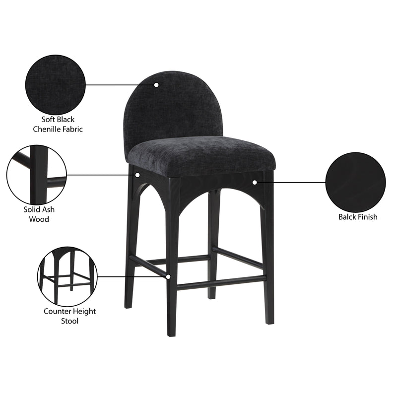 Diamond Modern Furniture Meridian Dining Seating Stools 392Black-C IMAGE 9