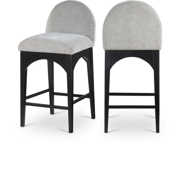 Diamond Modern Furniture Meridian Dining Seating Stools 392Grey-C IMAGE 1