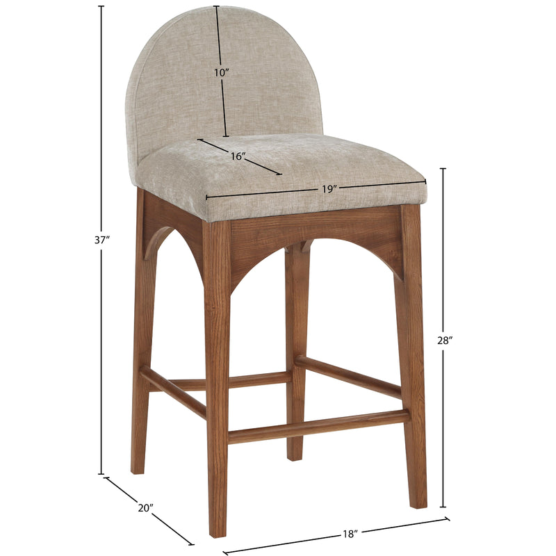 Diamond Modern Furniture Meridian Dining Seating Stools 393Beige-C IMAGE 10