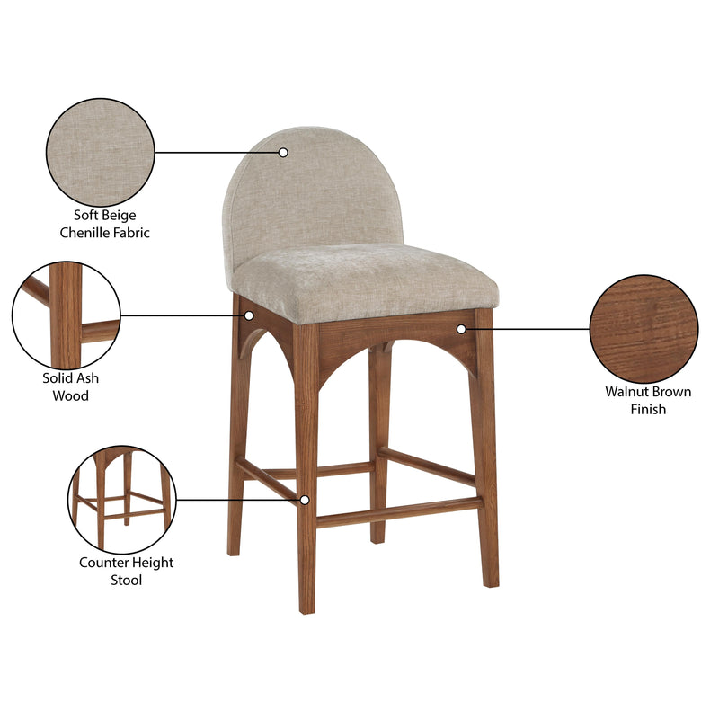 Diamond Modern Furniture Meridian Dining Seating Stools 393Beige-C IMAGE 9