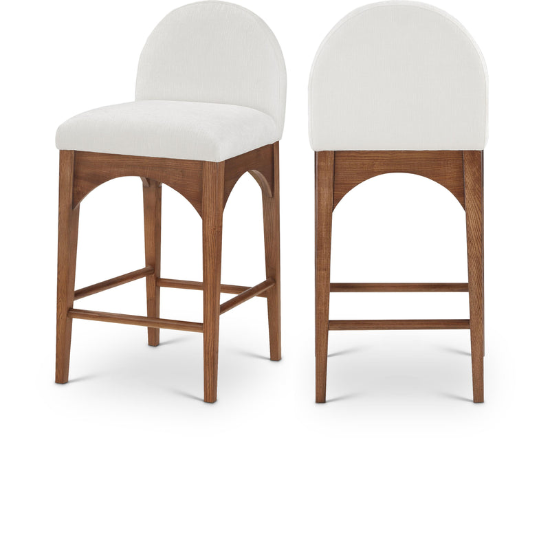 Diamond Modern Furniture Meridian Dining Seating Stools 393Cream-C IMAGE 1