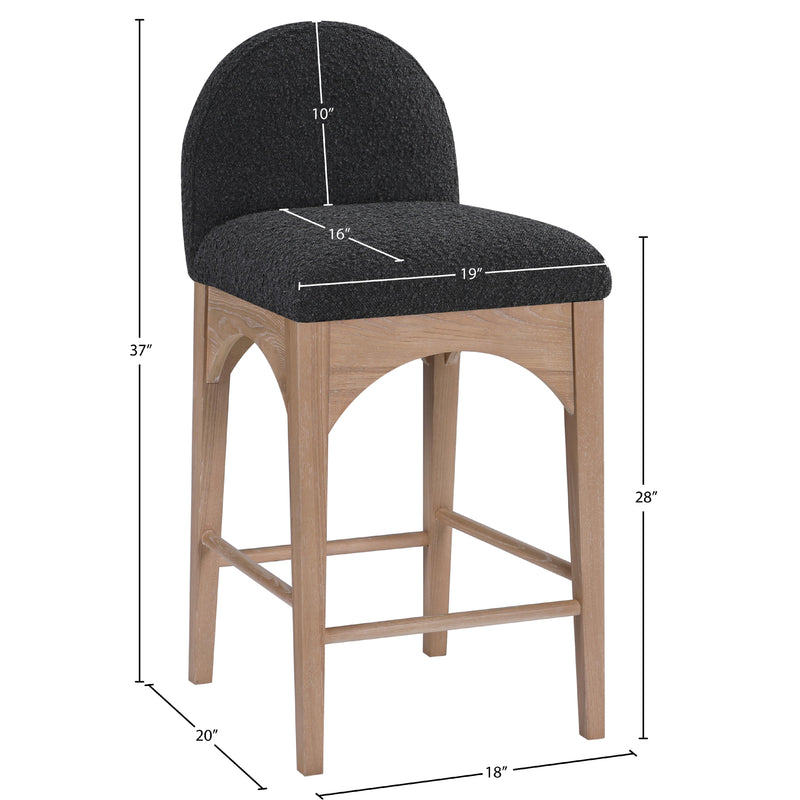 Diamond Modern Furniture Meridian Dining Seating Stools 394Black-C IMAGE 10