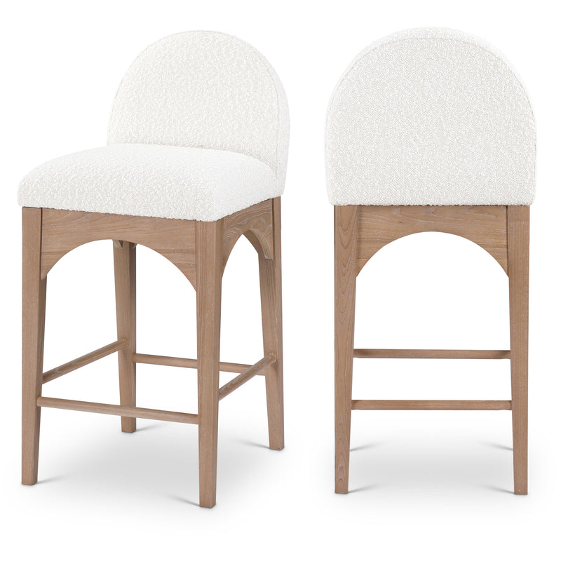 Diamond Modern Furniture Meridian Dining Seating Stools 394Cream-C IMAGE 1