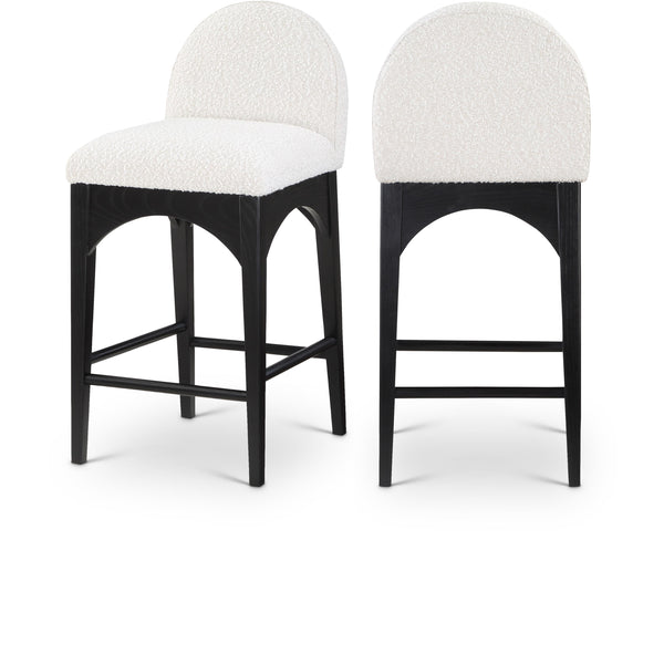 Diamond Modern Furniture Meridian Dining Seating Stools 395Cream-C IMAGE 1