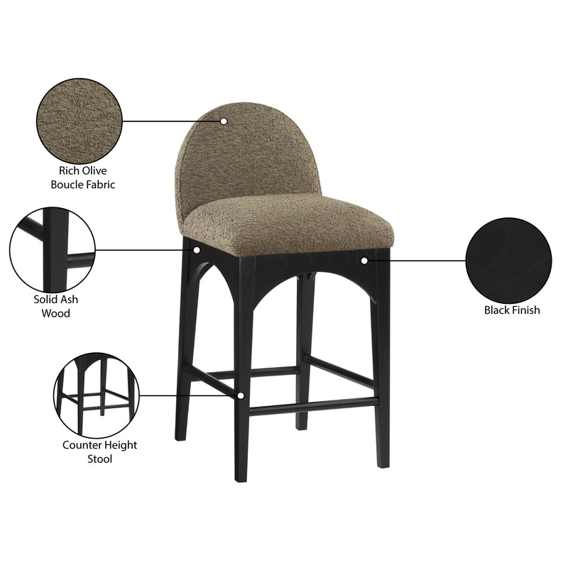 Diamond Modern Furniture Meridian Dining Seating Stools 395Olive-C IMAGE 9