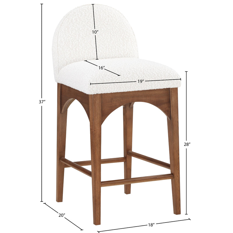 Diamond Modern Furniture Meridian Dining Seating Stools 399Cream-C IMAGE 10