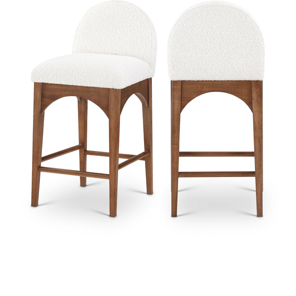 Diamond Modern Furniture Meridian Dining Seating Stools 399Cream-C IMAGE 1