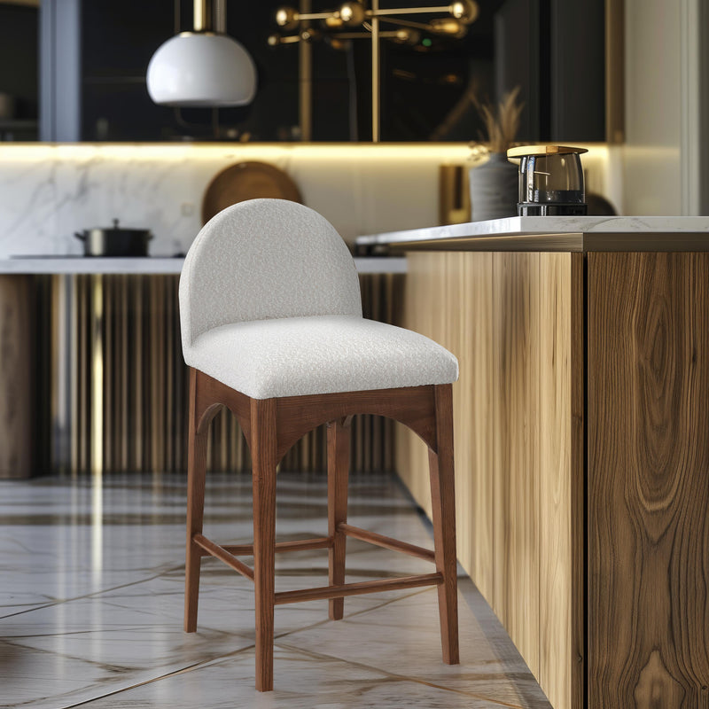 Diamond Modern Furniture Meridian Dining Seating Stools 399Cream-C IMAGE 8