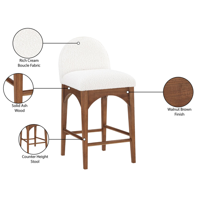 Diamond Modern Furniture Meridian Dining Seating Stools 399Cream-C IMAGE 9