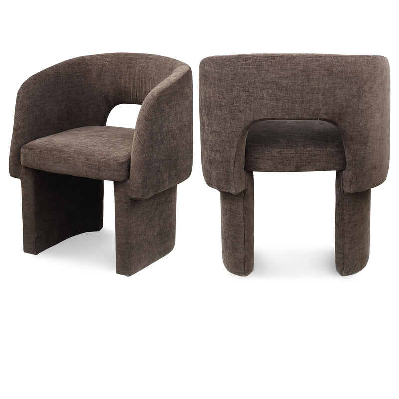 Diamond Modern Furniture Meridian Dining Seating Chairs 439Brown-C IMAGE 1