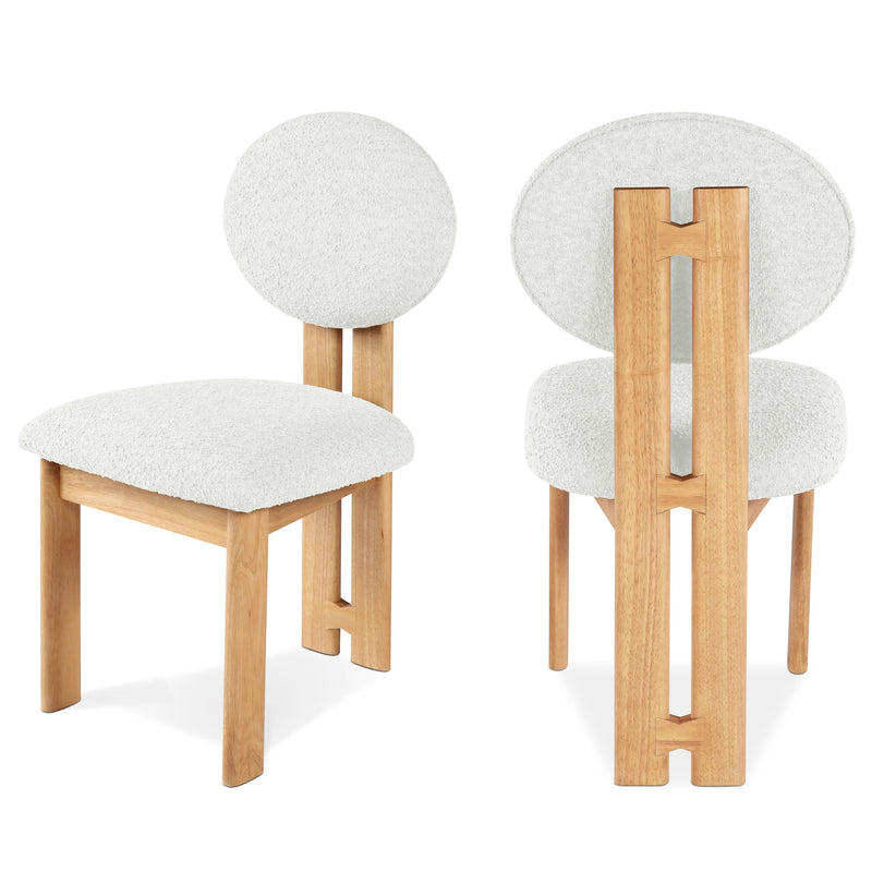 Diamond Modern Furniture Meridian Dining Seating Chairs 503Cream-C IMAGE 1