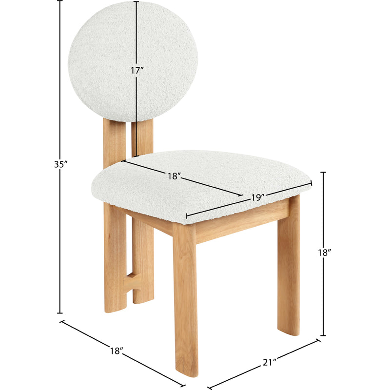 Diamond Modern Furniture Meridian Dining Seating Chairs 503Cream-C IMAGE 9