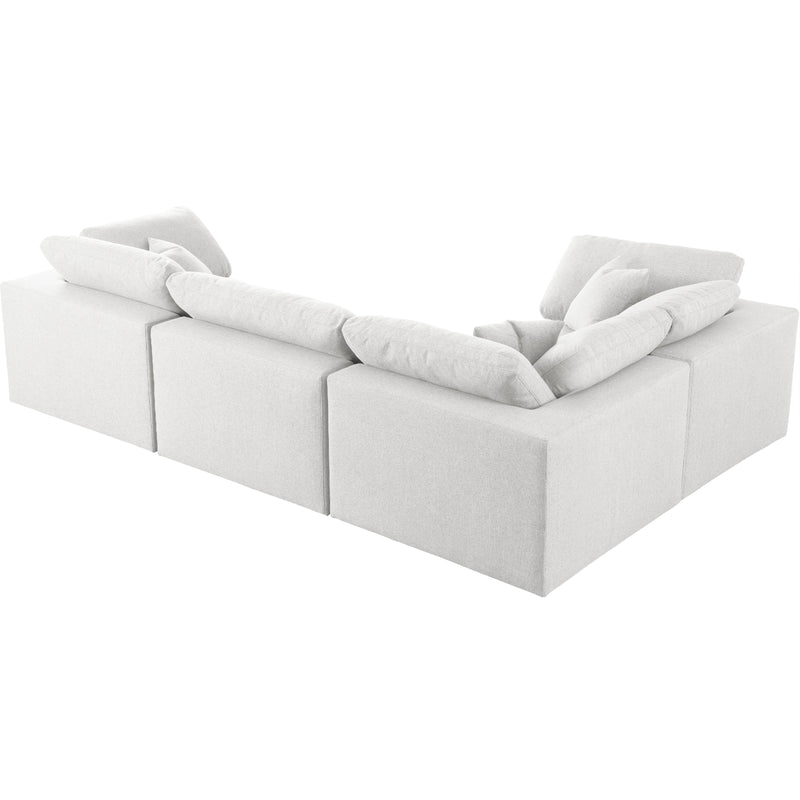 Diamond Modern Furniture Meridian Sectionals Stationary 601Cream-Sec4C IMAGE 3