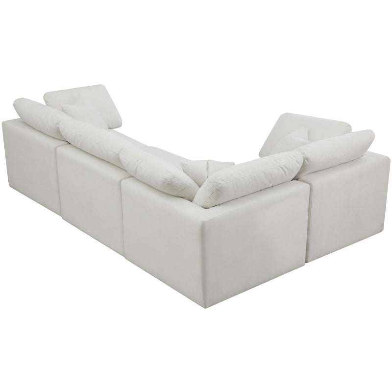Diamond Modern Furniture Meridian Sectionals Stationary 602Cream-Sec4C IMAGE 3