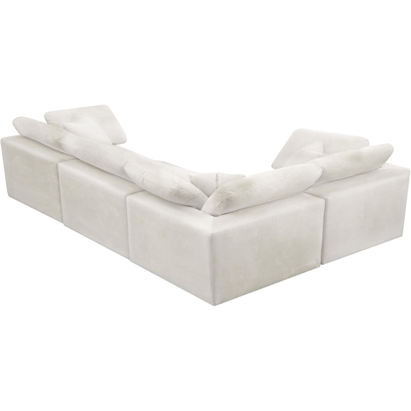 Diamond Modern Furniture Meridian Sectionals Stationary 634Cream-Sec4C IMAGE 3