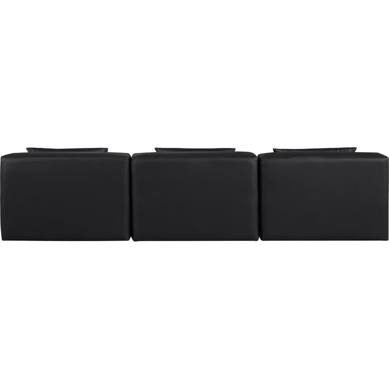 Diamond Modern Furniture Meridian Sofas Stationary 668Black-S108A IMAGE 3