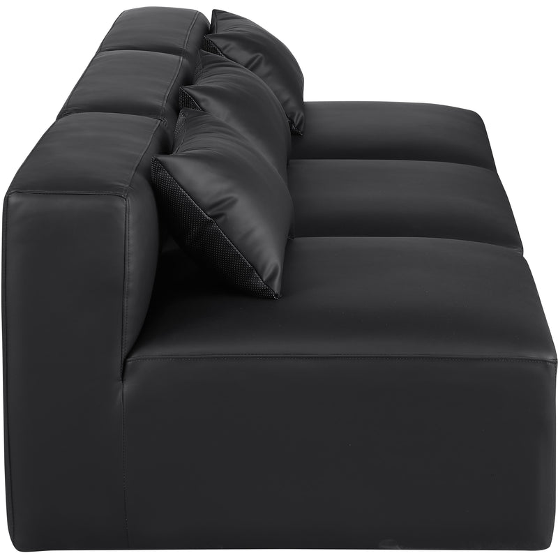 Diamond Modern Furniture Meridian Sofas Stationary 668Black-S108A IMAGE 5