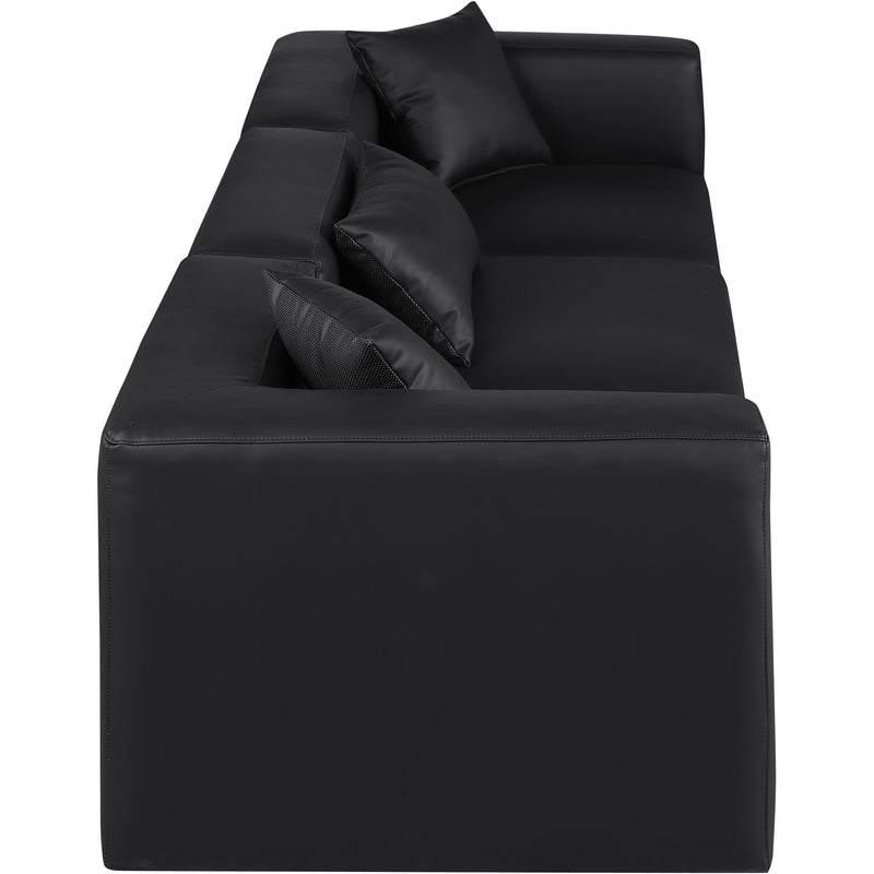 Diamond Modern Furniture Meridian Sofas Stationary 668Black-S108B IMAGE 5