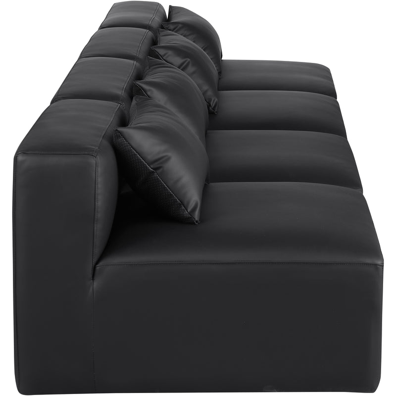 Diamond Modern Furniture Meridian Sofas Stationary 668Black-S144A IMAGE 5