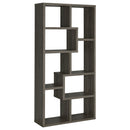 Theo 71-inch 7-shelf Bookshelf Cappuccino
