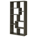 Theo 71-inch 7-shelf Bookshelf Cappuccino