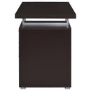Brennan 47-inch 3-drawer Office Computer Desk Cappuccino